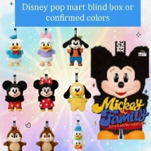 Disney Mickey family Plush Keychain Collection - confirmed + blind boxes